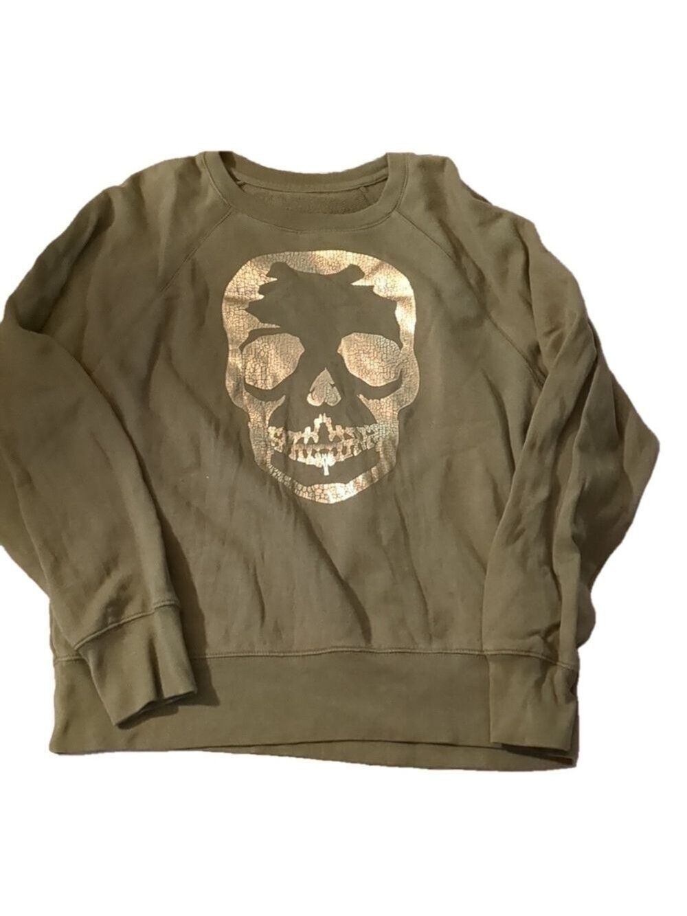 Zadig & Voltaire upper skull gold size medium